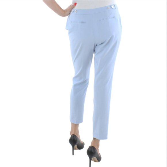 Brand New Women's Calvin Klein Suit Baby Blue Trousers Dress Pants - Picture 2 of 14
